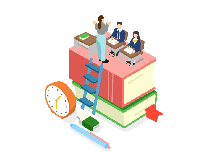 個別指導は徹底的面倒見主義